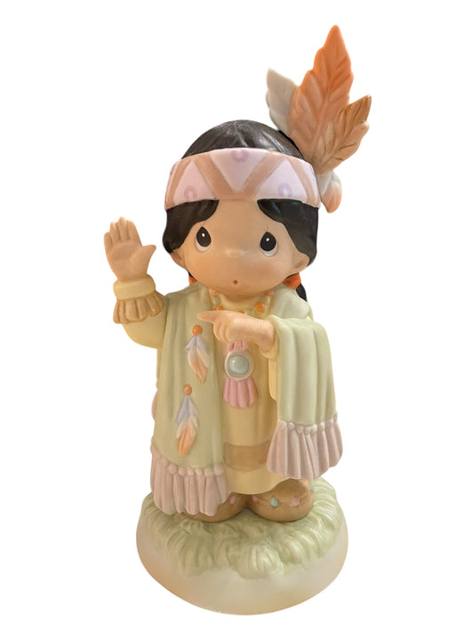 How Can I Say Thanks  - Precious Moments Figurine