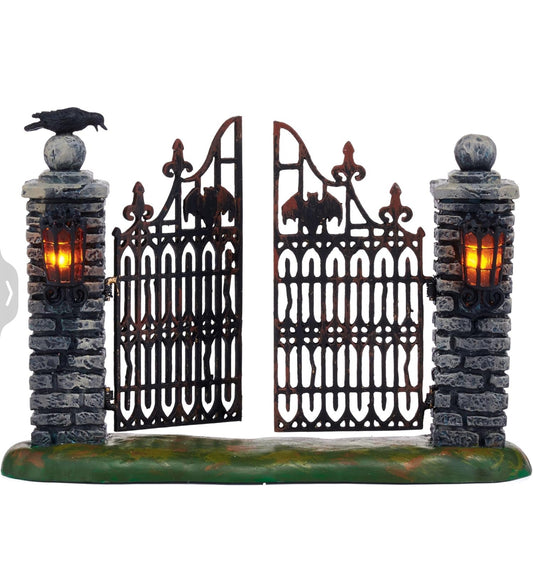 Department 56 - Halloween - Spooky Wrought Iron Gate