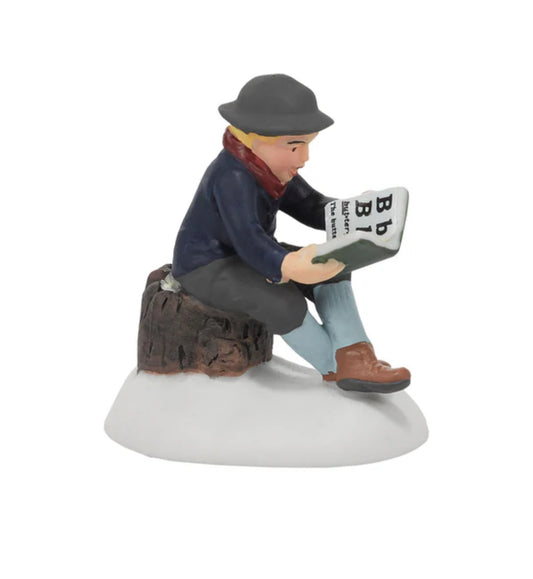 Department 56 - New England Village - All Is Safe Where All Can Read