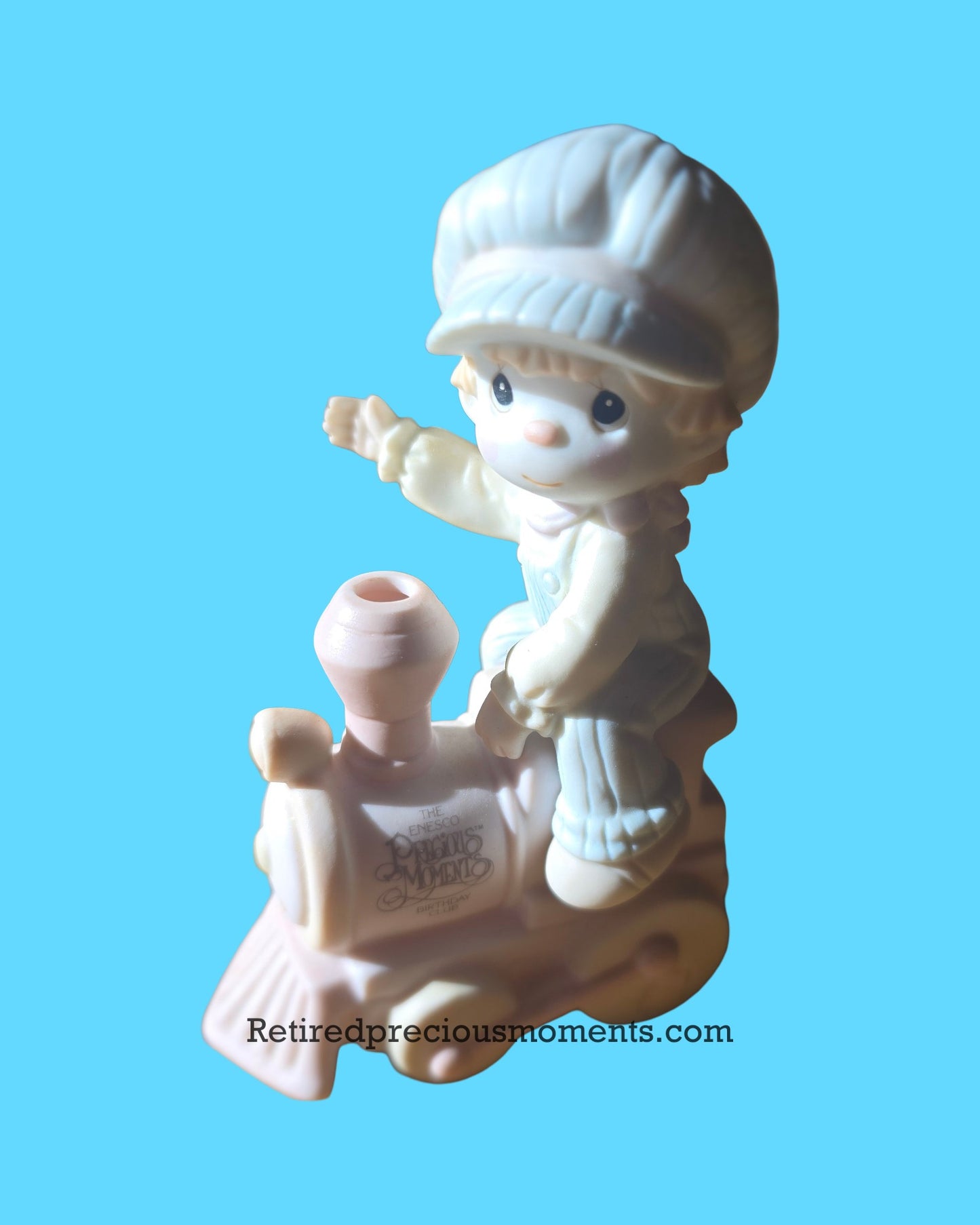All Aboard For Birthday Club Fun - Precious Moments Figurine (Charter Member)