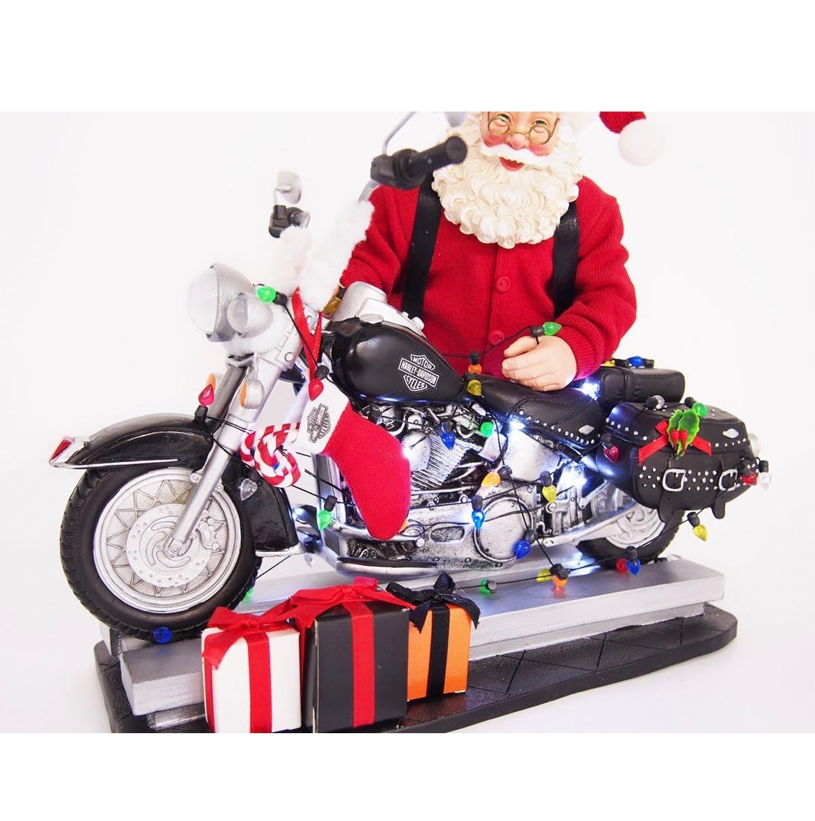 Department 56 - Possible Dreams Clothtique - Light Up The Night - Harley-Davidson®