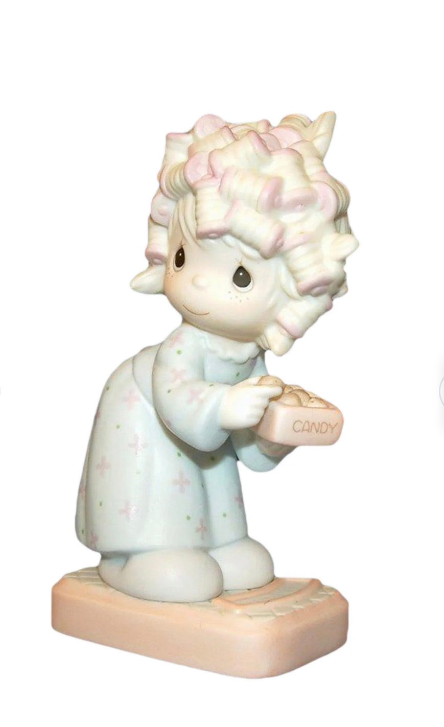 The Spirit Is Willing, But The Flesh Is Weak - Precious Moment Figurine
