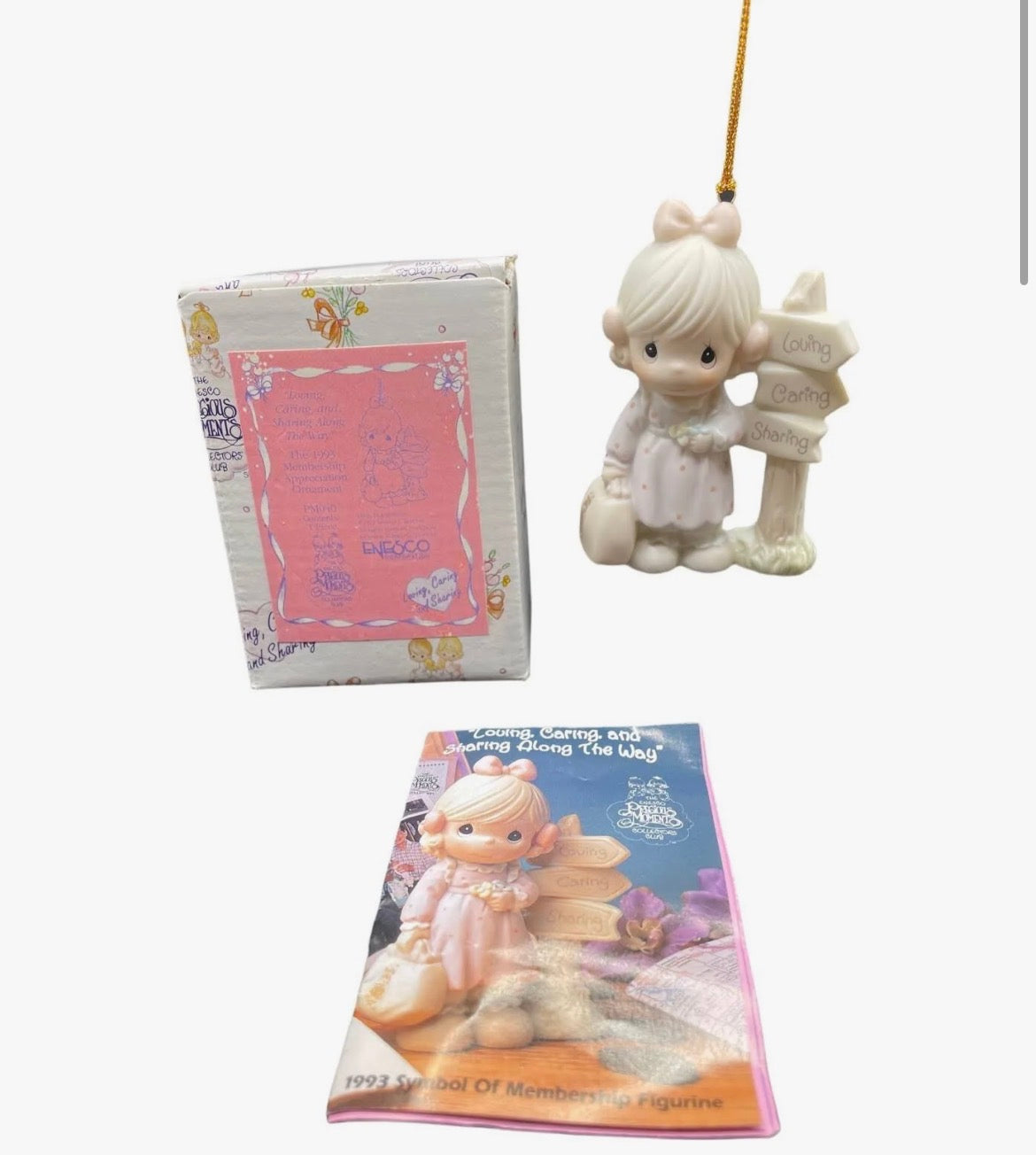 Loving, Caring, And Sharing Along The Way - Precious Moments Ornament
