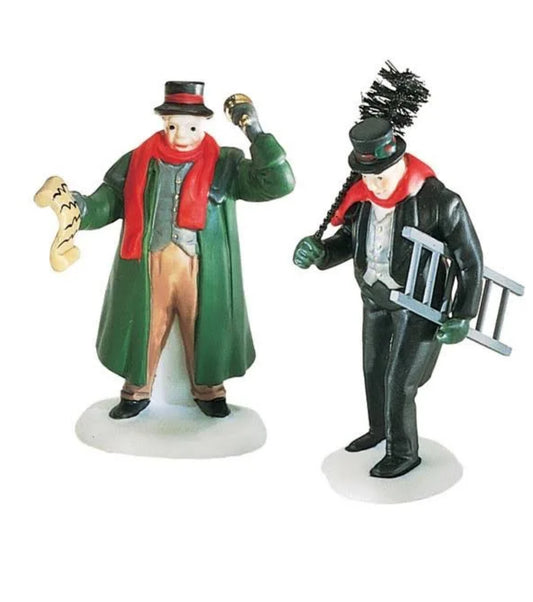 Department 56 - Dickens Village - Town Crier & Chimney Sweep