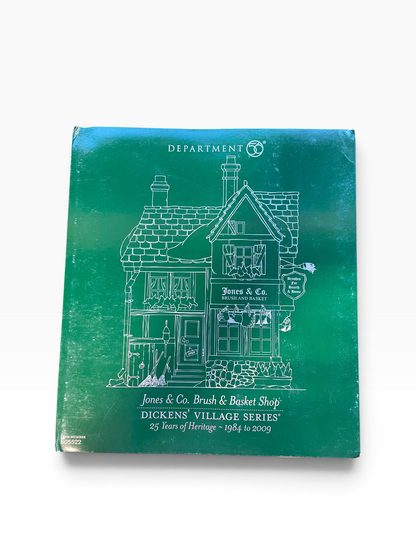 Department 56 - Dickens Village - Jones & Co. Brush & Basket Shop