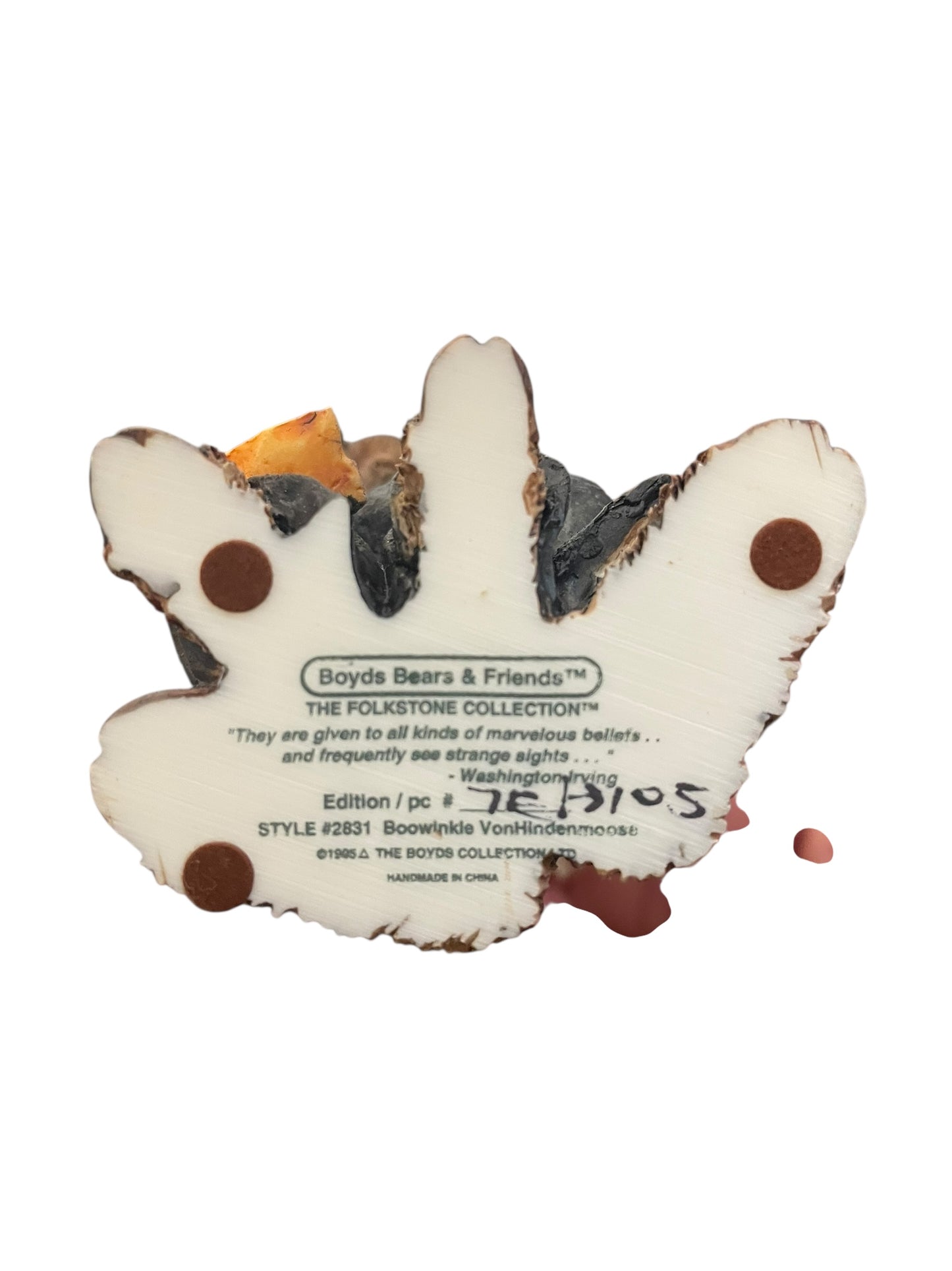 Boyd's Bears Folkstone - Boowinkle Vonhidenmoose...The Ghost