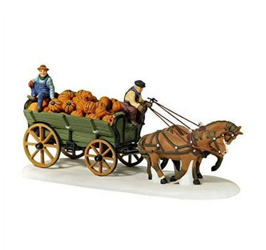 Department 56 - New England Village - Harvest Pumpkin Wagon