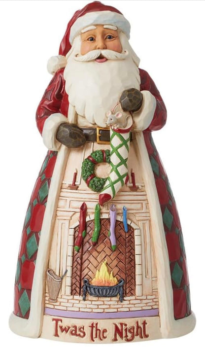 Jim Shore - Twas The Night Santa Fireplace Scene