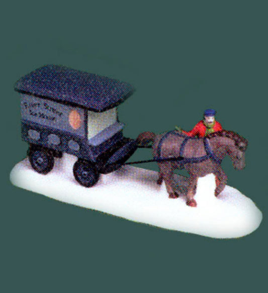 Department 56 - Christmas In The City - River Street Ice House Cart