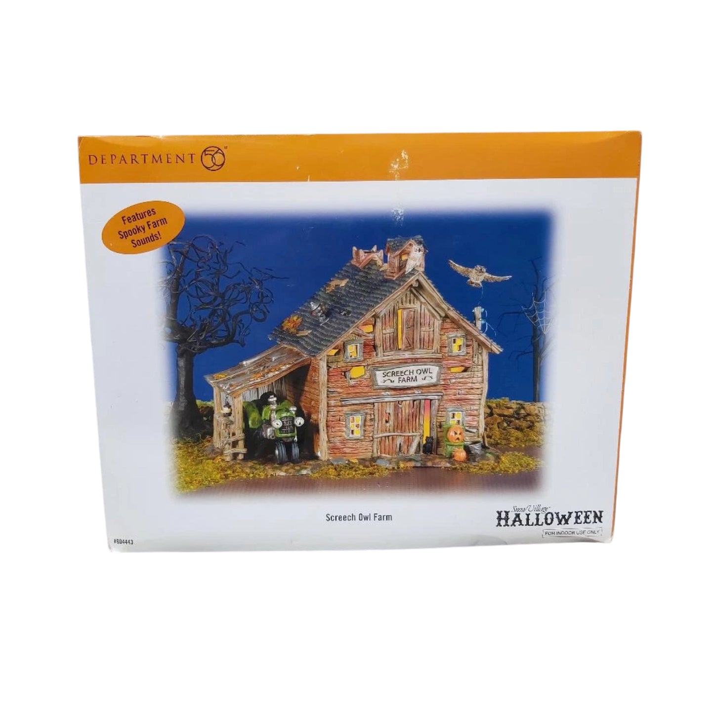 Department 56 - Snow Village - Halloween - Screech Owl Farm