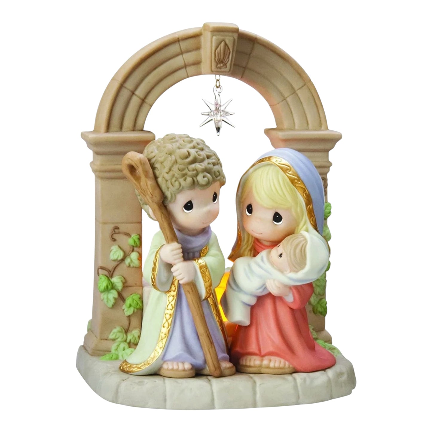 Mary & Joseph Unto Us A Child Is Born - Precious Moment Figurines