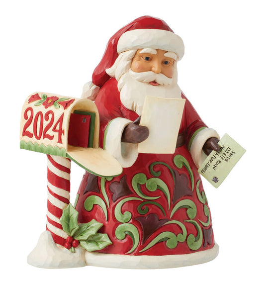 Jim Shore - "Dear Santa Claus" 2024 Dated Mail