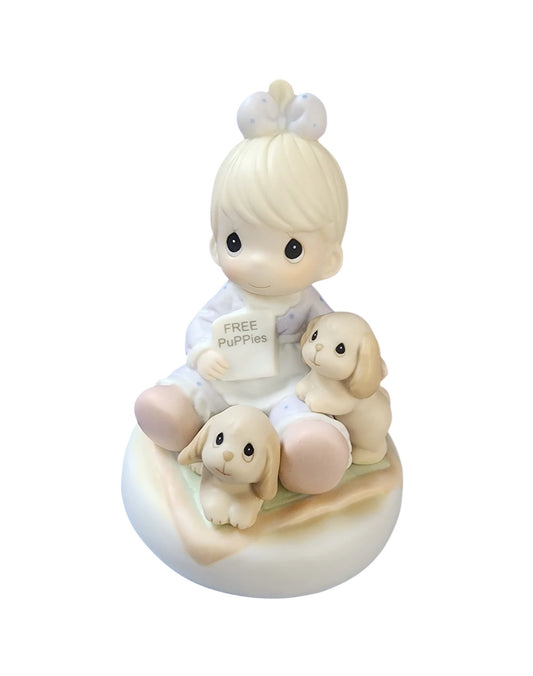 God Loveth A Cheerful Giver - Precious Moment Figurine