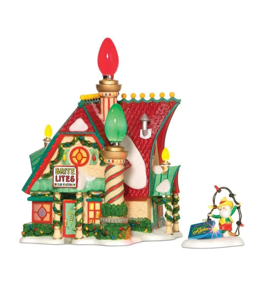 Department 56 - North Pole Village - Brite Lites Bulb Factory