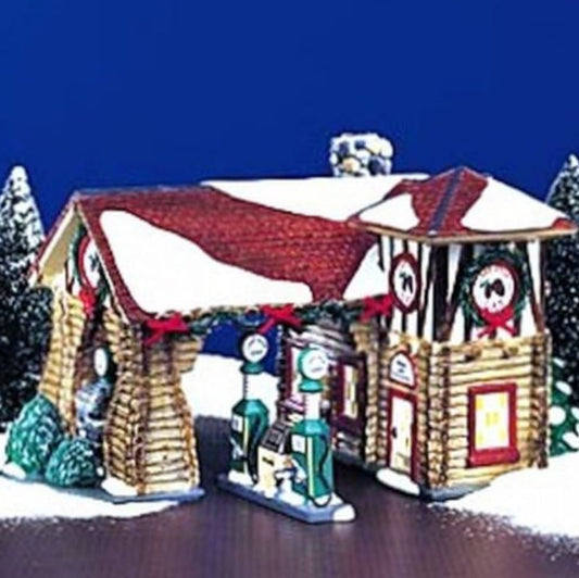 Department 56 - Snow Village - Last Stop Gas Station