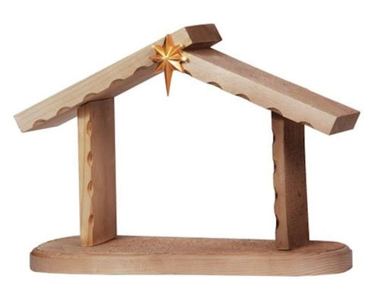 Wooden Creche for Nativity 131425