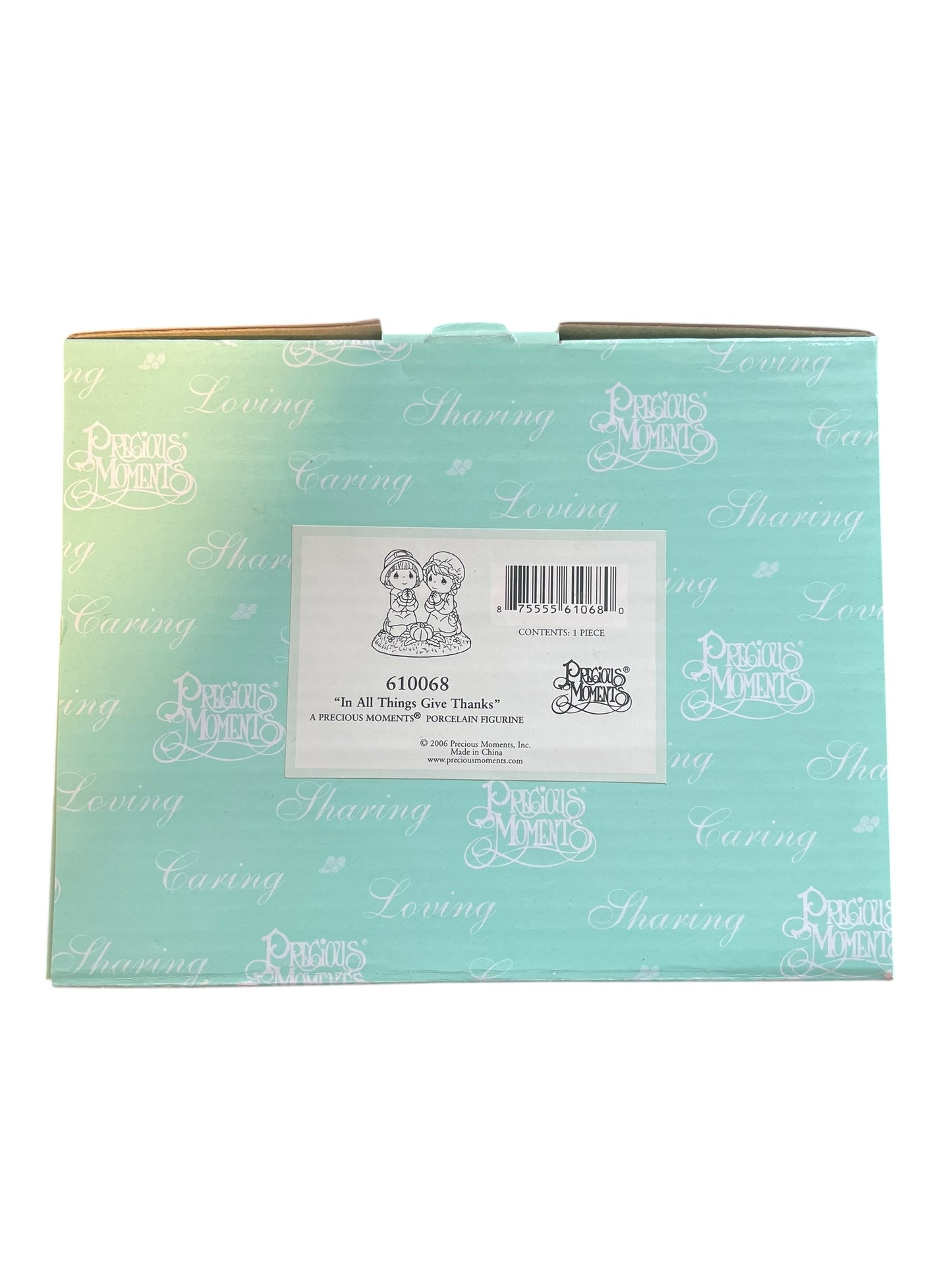 In All Things Give Thanks - Precious Moments Figurine