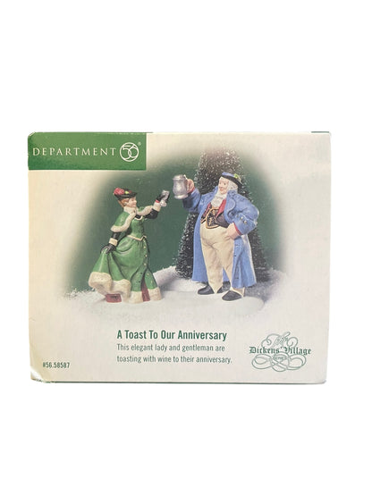 Department 56 - Dickens Village - A Toast To Our Anniversary