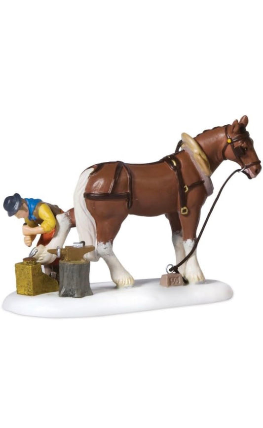 Department 56 - Dickens Village - Shoeing The Horse
