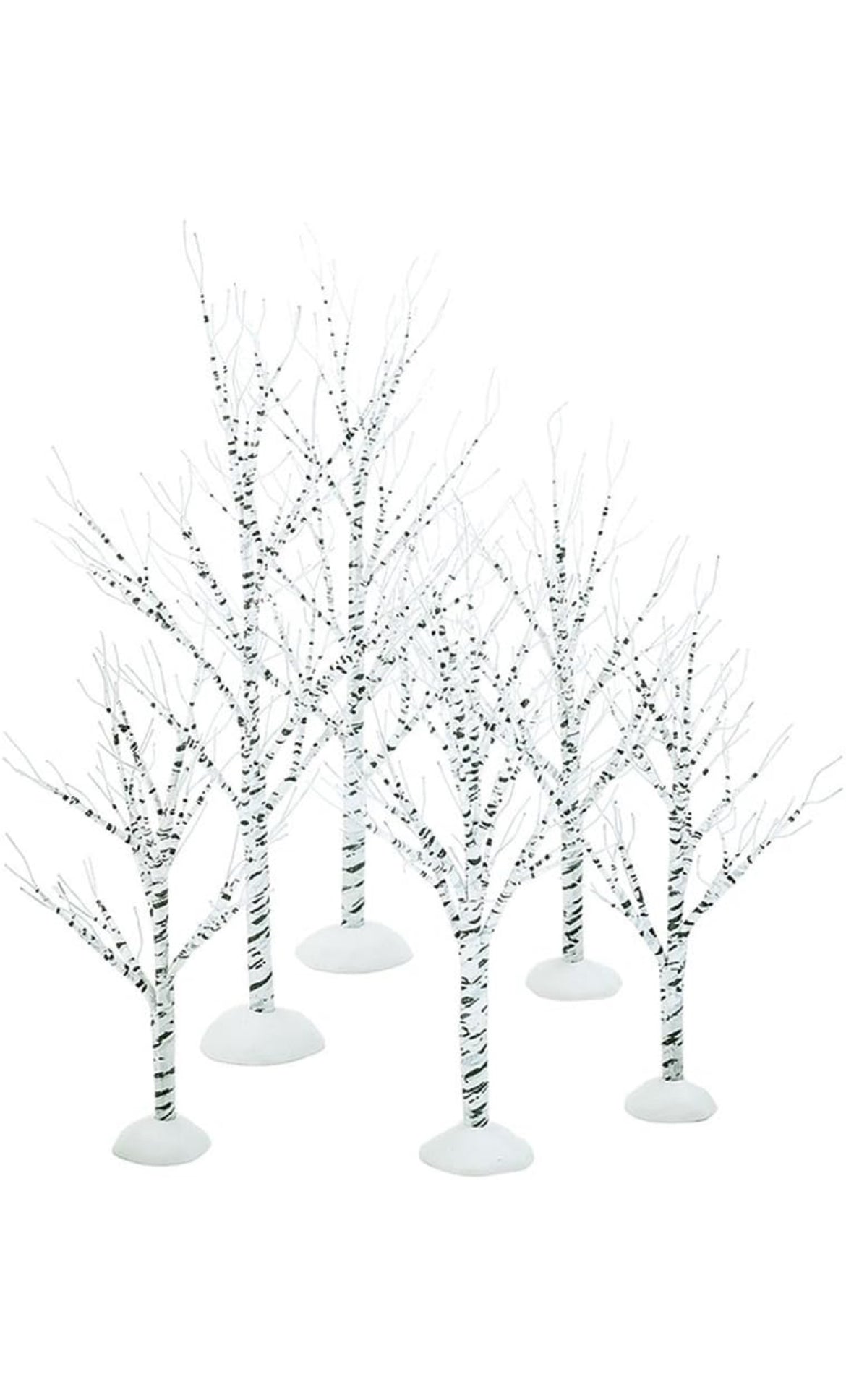 Department 56 - Village Accessories - Winter Birch Trees