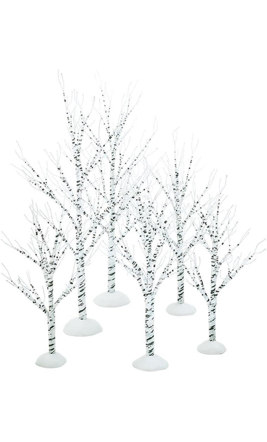 Department 56 - Village Accessories - Winter Birch Trees