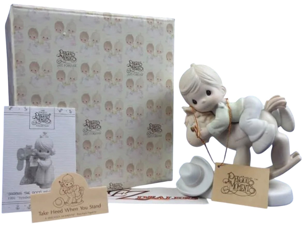 Take Heed When You Stand - Precious Moment Figurine
