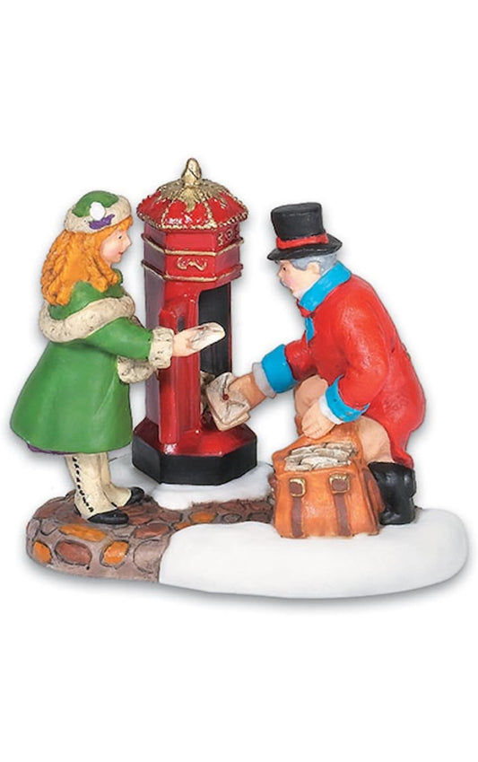 Department 56 - Dickens Village - One More Christmas Card To Post, Please