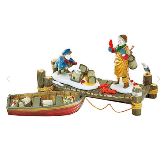 Department 56 - New England Village - Lobster Trappers