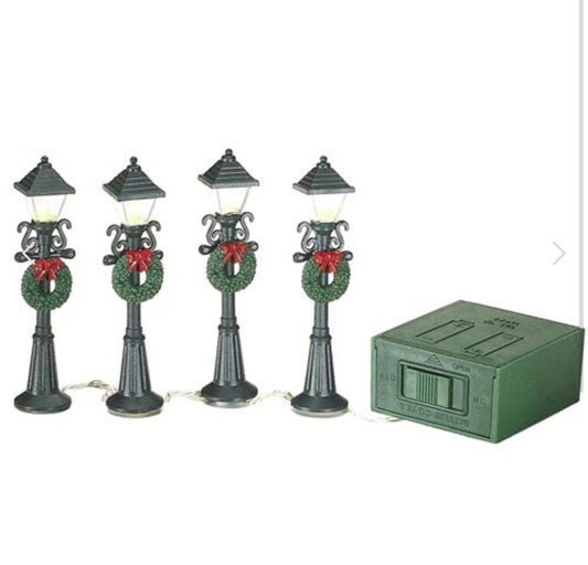 Department 56 - Snow Village - Turn of the Century Street Lamps