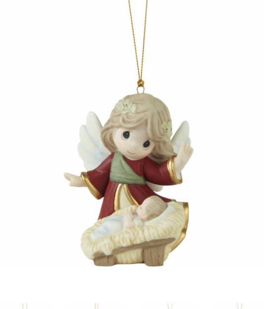 Away In A Manger - Precious Moment Ornament