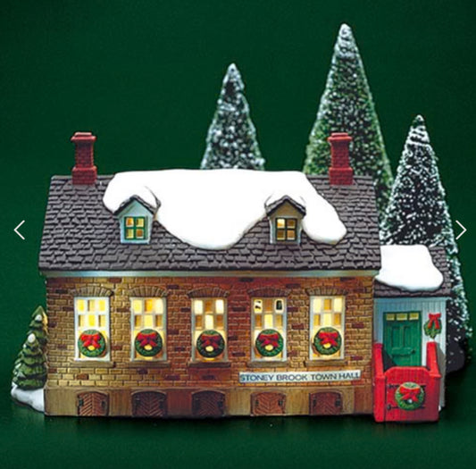 Department 56 - New England Village - Stoney Brook Town Hall