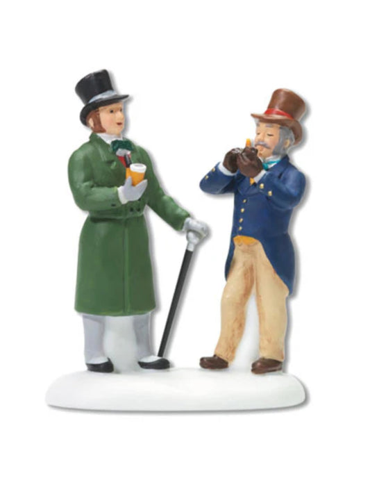 Department 56 - Dickens Village - Pausing For A Leisurely Pipe