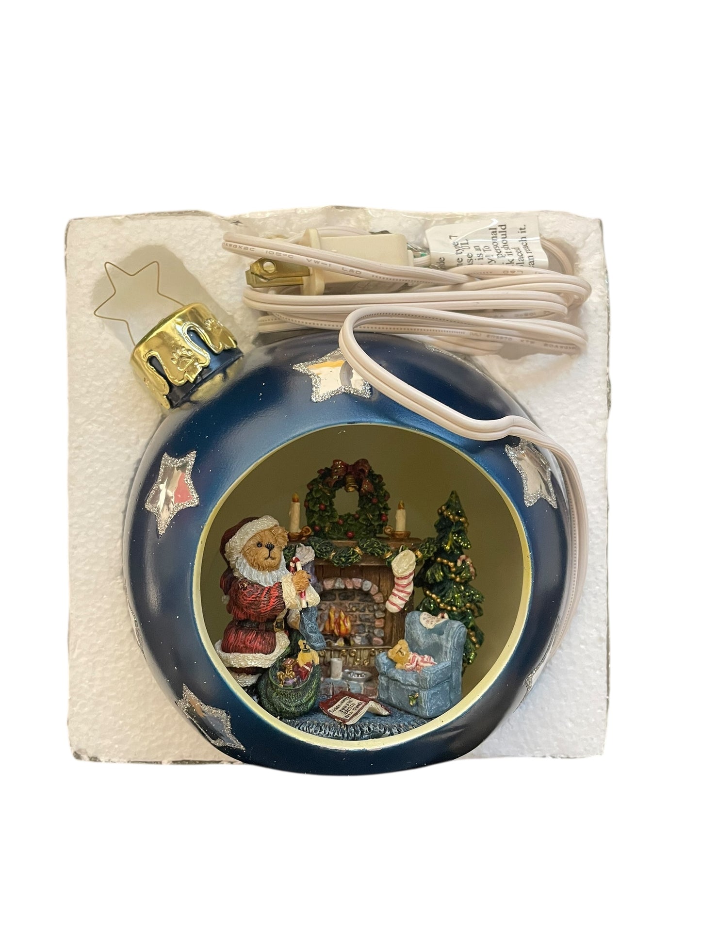 Boyd's Bears Bearstone - Kringlebear & Lil' Snoozle...The Night Before Christmas