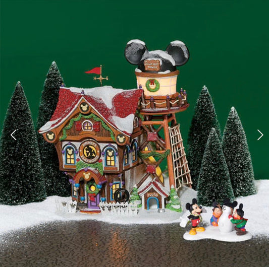 Department 56 - North Pole Village - Mickey's North Pole Holiday House