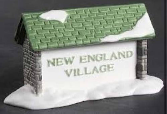 Department 56 - New England Village Sign