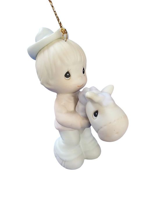 Happy Trails Is Trusting Jesus - Precious Moment Ornament