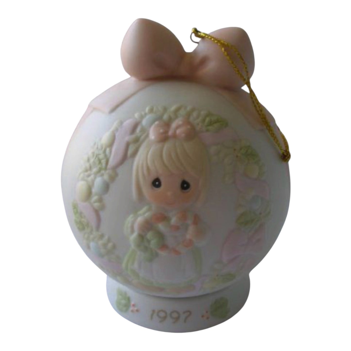 Cane You Join Us For A Merry Christmas - 1997 Precious Moment Ball Ornament