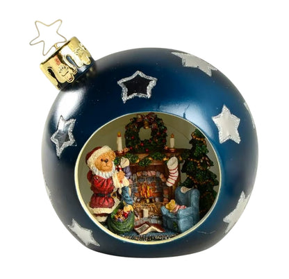 Boyd's Bears Bearstone - Kringlebear & Lil' Snoozle...The Night Before Christmas