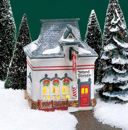 Department 56 - North Pole Village - Beard Barber Shop
