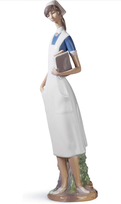Lladro - Nurse Porcelain Figurine