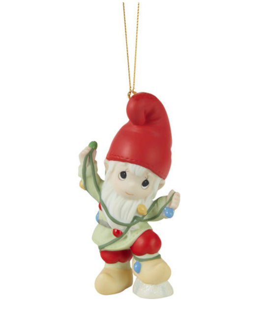 Gnome Worry, Be Happy - Precious Moment Ornament