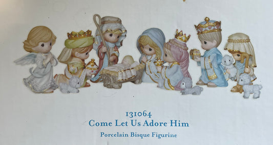Come Let Us Adore Him - Precious Moments Figurine Eleven - Piece Nativity Set