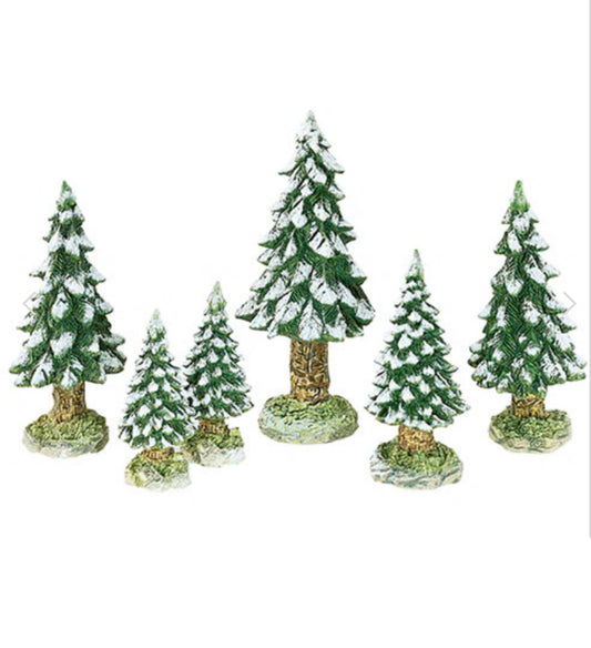 Department 56 - Village Accessories - Snowy Evergreens Small