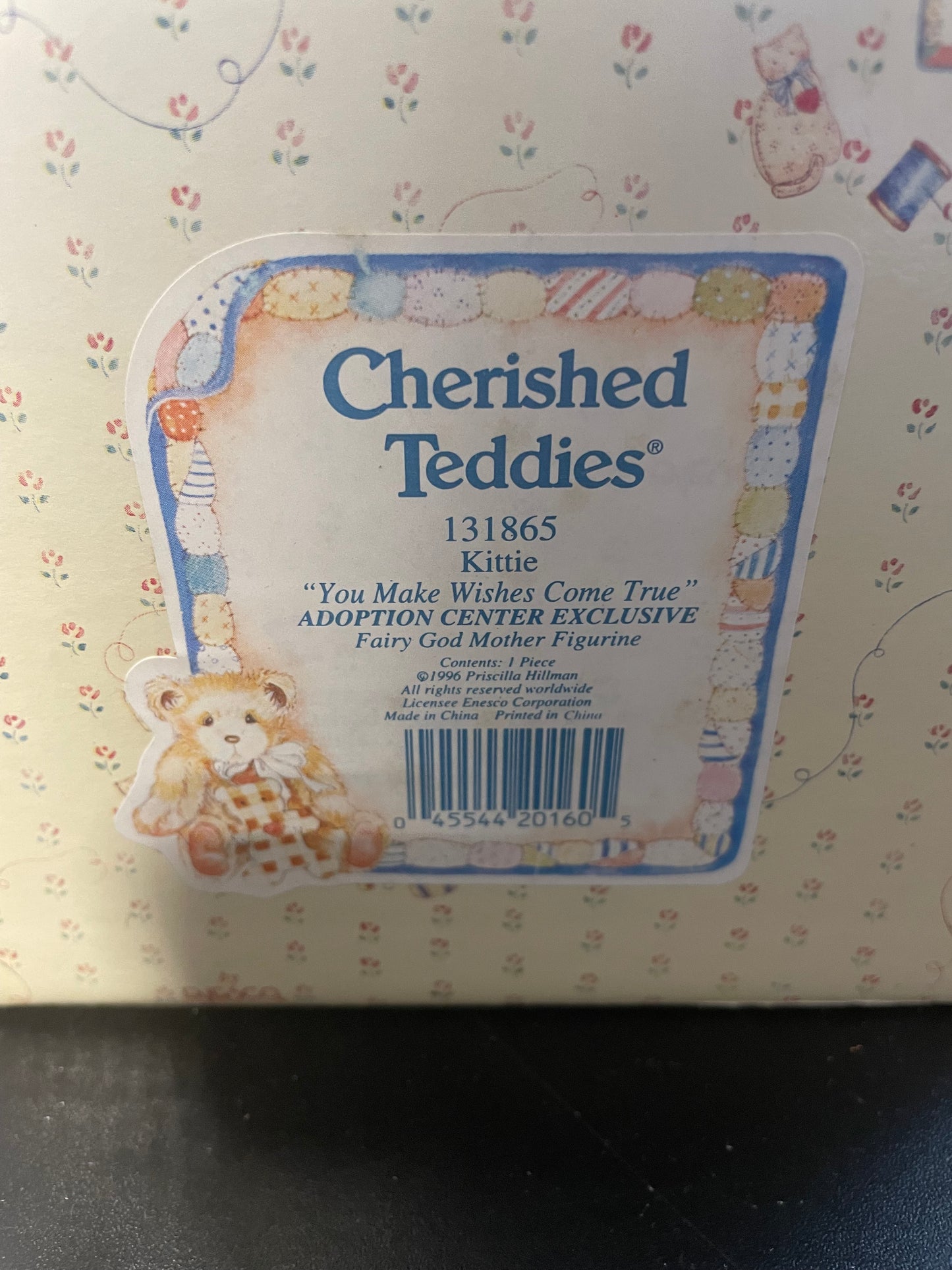 Cherished Teddies - Kittie “You make wishes come true”