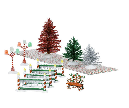 Department 56 - Village  Accessories - Winter Wonderland Landscape Set
