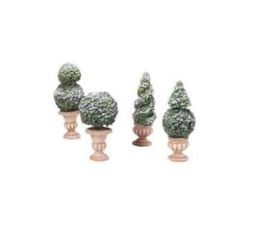 Department 56 - Village  Accessories - Holly Topiaries