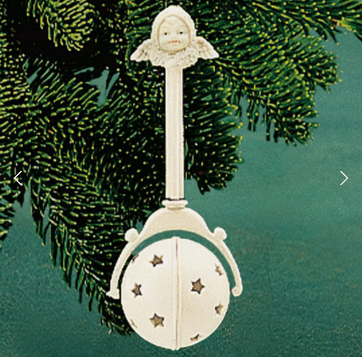 Snowbabies - Baby's 1st Rattle Ornament