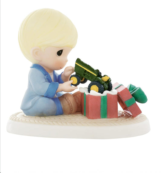 A Tractor To Call My Very Own - Precious Moment John Deere Collection Figurine