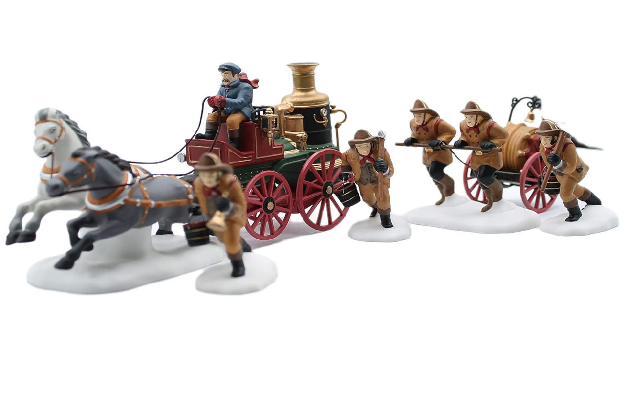 Department 56 The Fire Brigade Of London Town - Thumbnail 2