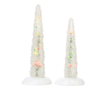 Department 56 - Village Accessories - Sparkle & Ice Trees